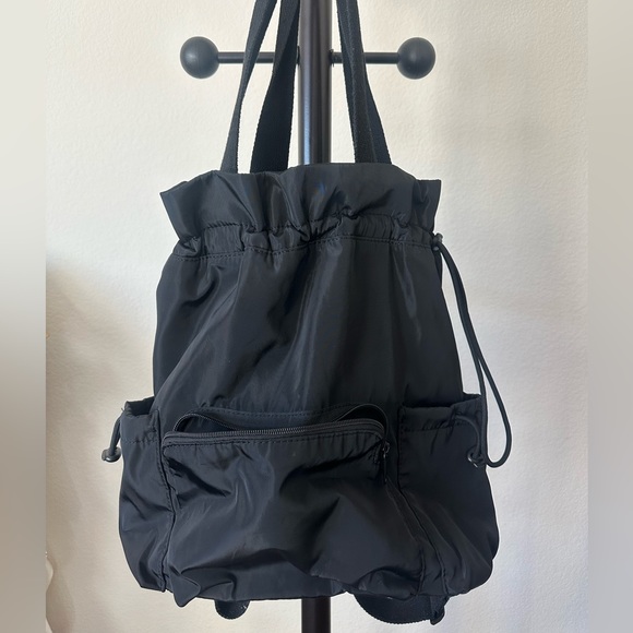 Nylon black backpack - Picture 1 of 4